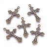 Tibetan Style Crucifix Pendants X-MLF11118Y-NF-2