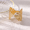 304 Stainless Steel Cuff Bangles BJEW-B135-01B-G-1