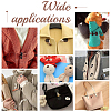 Unicraftale 50Pcs 2-Hole Wood Buttons BUTT-UN0001-28B-01-6