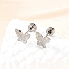 304 Stainless Steel Stud Earrings EJEW-H161-01P-D-2