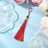Polyester Tassel Pendant Decoration HJEW-JM03005-04-2