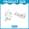 Unicraftale 304 Stainless Steel Clip-on Earring Findings STAS-UN0018-16P-3