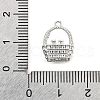 Brass Charms KK-C096-01P-3