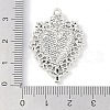 Rack Plating Alloy Enamel Pendants PALLOY-F018-24AS-01-3
