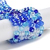 Glass Beads Strands EGLA-A034-M6mm-25-2