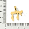 201 Stainless Steel Pendants STAS-U003-10G-3
