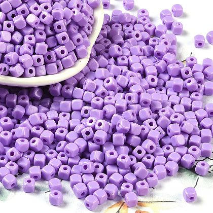 Opaque Acrylic Beads X1-OACR-B025-06F-1