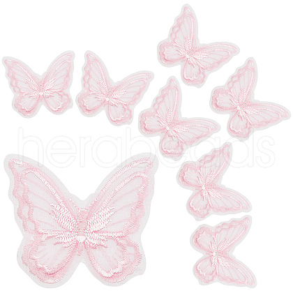 Gorgecraft 30pcs Handmade Organza Woven Costume Accessories DIY-GF0005-35C-1