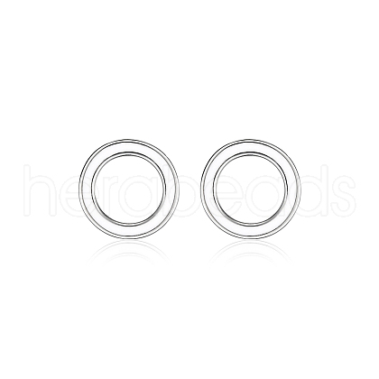S925 Silver Drop Earrings Fashionable Simple Elegant Circle Earrings VM1178-1