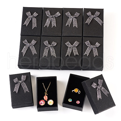 Cardboard Glitter Powder Jewelry Set Packaging Boxes CON-TAC0008-08F-1