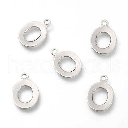 201 Stainless Steel Charms STAS-C021-06P-O-1