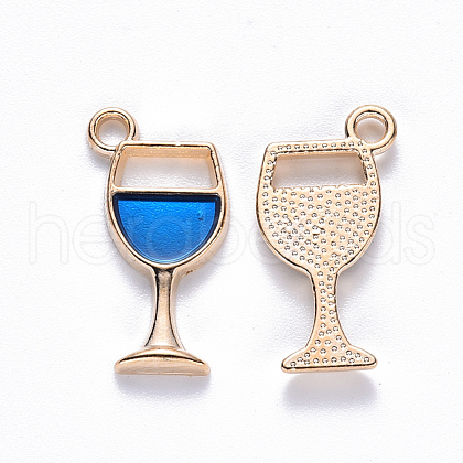 Alloy Enamel Pendants ENAM-S121-089B-1