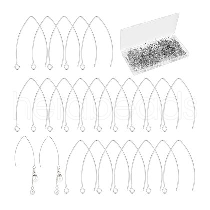 Unicraftale 200Pcs 304 Stainless Steel Earring Hooks STAS-UN0058-49-1