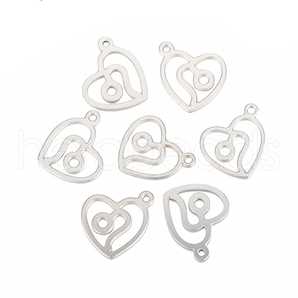 Non-Tarnish 304 Stainless Steel Pendants STAS-I157-07G-1