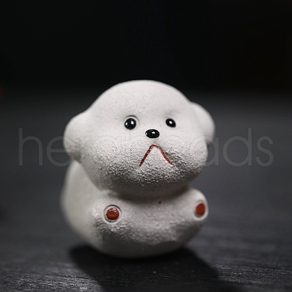 Ceramics Tea Pet Dog Display Decoration PW-WGE02FE-02-1