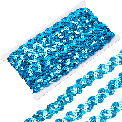 Polyester Paillette Beads OCOR-WH20012-13F-1