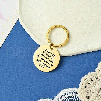 201 Stainless Steel Keychain KEYC-YW00104-08-1