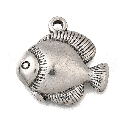 304 Stainless Steel Pendants STAS-H477-02A-P-1