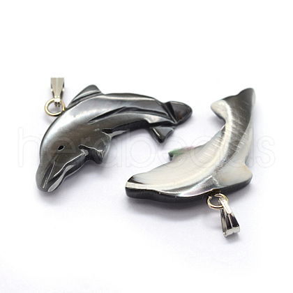 Shell Pendants SSHEL-E564-30B-P-1