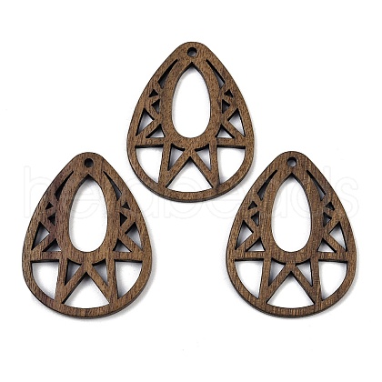 Walnut Wood Pendants WOOD-A025-04J-1