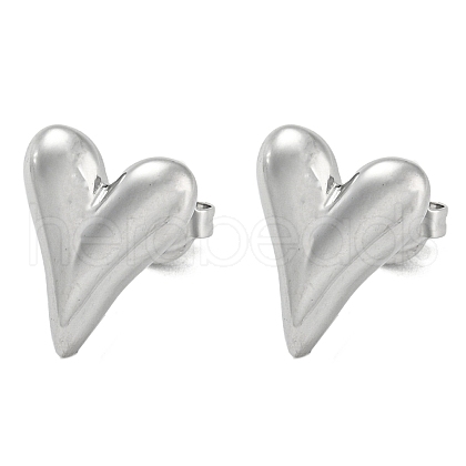 Non-Tarnish 304 Stainless Steel Stud Earrings EJEW-M233-18P-1