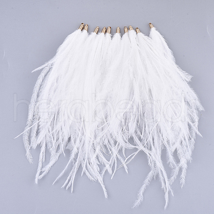 Ostrich Feather Tassel Big Pendant Decorations X-FIND-S302-08A-1