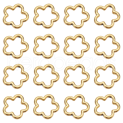 SUNNYCLUE 100Pcs Tibetan Style Alloy Bead Frames FIND-SC0011-52A-1