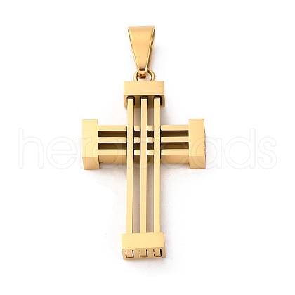 304 Stainless Steel Pendants STAS-L286-02G-1