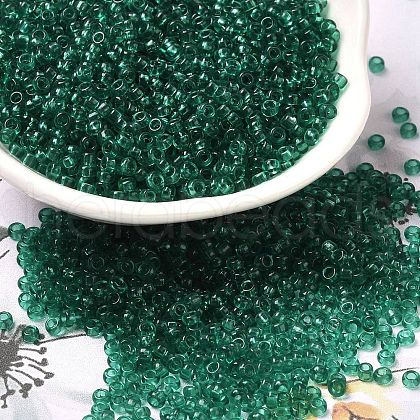 Transparent Colours Glass Round Seed Beads SEED-B001-06A-09-1