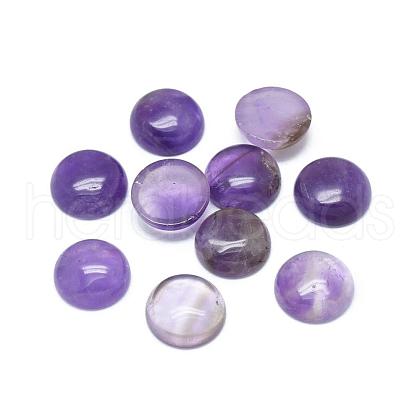 Natural Amethyst Cabochons G-G788-B-07-1