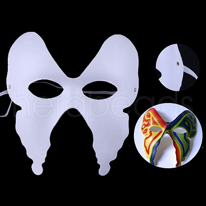 DIY Unpainted Masquerade Mask FEPA-PW0003-01D-1