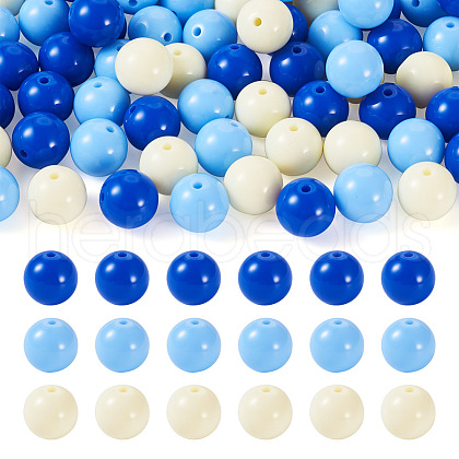 Opaque Acrylic Beads OACR-TAC0014-06G-1