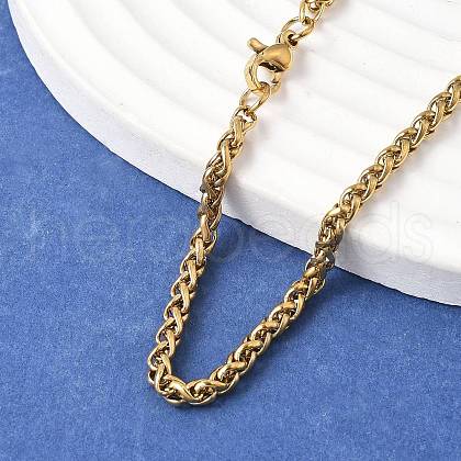 304 Stainless Steel Necklaces X-NJEW-E080-08G-1