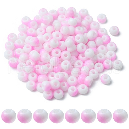 6/0 Opaque Glass Seed Beads SEED-YW0002-13J-1