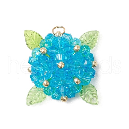 Glass Pendants PALLOY-MZ00711-03-1
