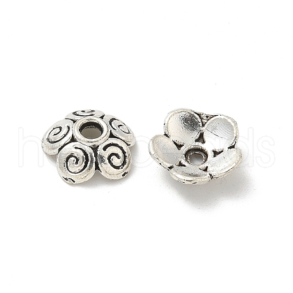 Tibetan Style Alloy Beads TIBE-P003-68AS-1