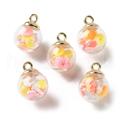 Glass Pendants FIND-Z083-01C-1