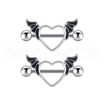 304 Stainless Steel Nipple Rings WG03B2E-04-1