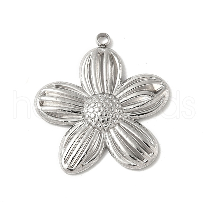 304 Stainless Steel Pendants STAS-P388-08P-1