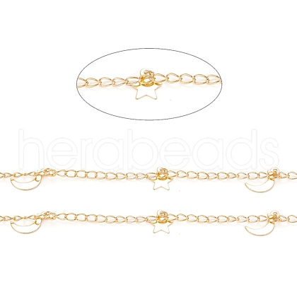 Handmade Brass Curb Chains CHC-D026-13G-1