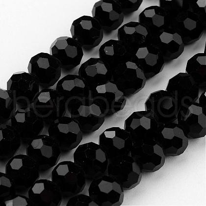 Transparent Glass Bead Strands GLAA-G013-6mm-71-1