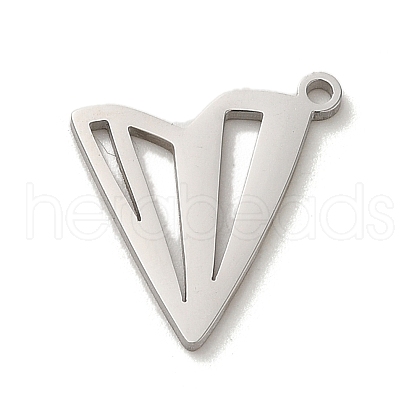 304 Stainless Steel Charms STAS-O005-12P-1