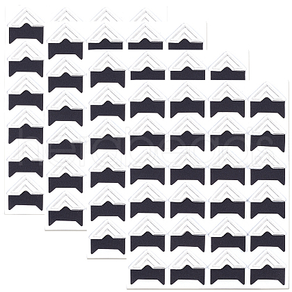 Retro Hot Stamping Paper Photo Corner Self-Adhesive Stickers AJEW-WH20007-25A-1