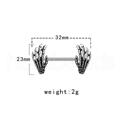304/316 Stainless Steel Nipple Rings WG57600-05-1