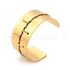 304 Stainless Steel Rhinestone Cuff Bangles for Women BJEW-Z109-04G-01-2