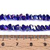Electroplate Transparent Glass Beads Strands GLAA-N021-4mm-02-4
