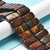 Natural Polychrome Jasper/Picasso Stone/Picasso Jasper Beads Strands G-L585-D01-01-2