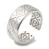 304 Stainless Steel Open Cuff Rings RJEW-K245-67P-3