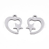 Non-Tarnish 201 Stainless Steel Charms STAS-S081-074-2