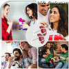 Beebeecraft 4 Pairs Sport Ball Alloy Stud Earrings for Women EJEW-BBC0001-52D-6